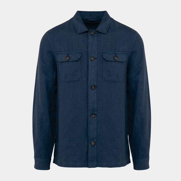Spasso Linen Washed Overshirt Thumbnail