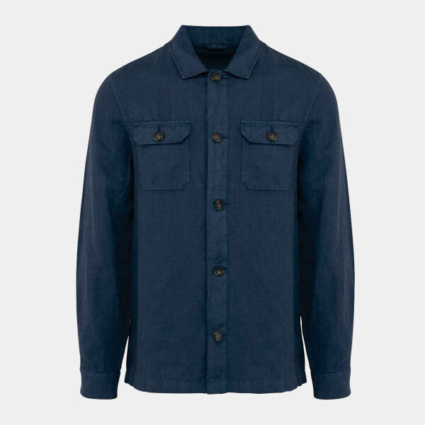 Spasso Linen Washed Overshirt Thumbnail