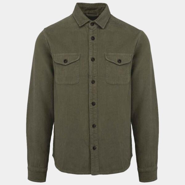 Spasso Faded Corduroy Overshirt Thumbnail