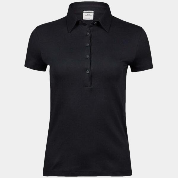 Tee Jays Ladies Pima Cotton Interlock Polo Shirt Thumbnail