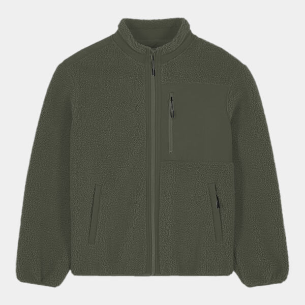 Unisex Sherpa Full Zip Fleece Thumbnail